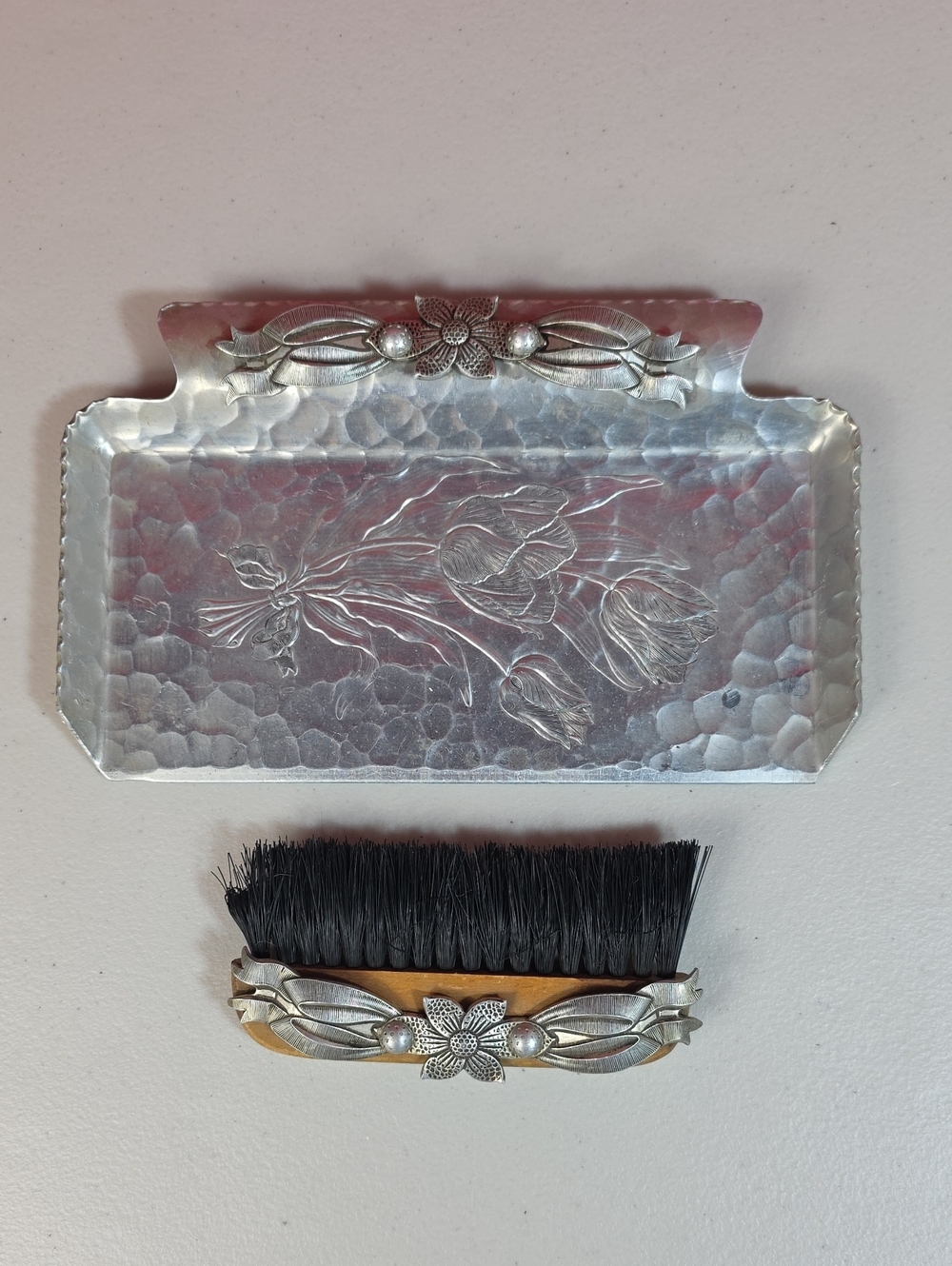 Vintage Rodney Kent Dust pan & Brush E
